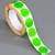 Coloured adhesive discs made of paper light green | 30 mm