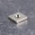 Block magnets neodymium with countersunk borehole 20 x 20 mm