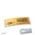 Name badges polar® alu-complete 64 x 22 mm | transparent | gold | smag® Magnet