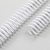 Plastic coils, A4, pitch 4:1 6 mm | white
