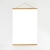 Wooden poster hangers, with suspension cord and magnetic fastening 600 mm | Pine