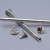 Binding screws, nickel-plated 105 mm | sleeve nut with smooth head, screw with slotted head