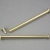 Binding screws with hammertop, brass-plated 110 mm