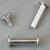 Binding screws, nickel-plated 16 mm | sleeve nut with smooth head, screw with slotted head