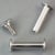 Binding screws, nickel-plated 17 mm | sleeve nut with smooth head, screw with slotted head