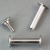 Binding screws, nickel-plated 37 mm | sleeve nut with smooth head, screw with slotted head