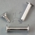 Binding screws, nickel-plated 42 mm | sleeve nut with smooth head, screw with slotted head