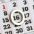 Ring magnets used as date indicator for desk calendars, neodymium, N40, nickel-plated, including matching metal discs 15 mm | 10 mm