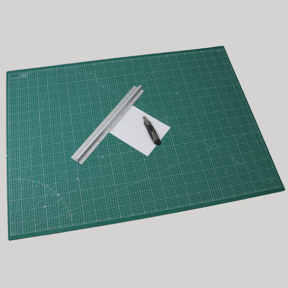 grey Cutting mats XXL, 180 x 90 cm, self-healing
